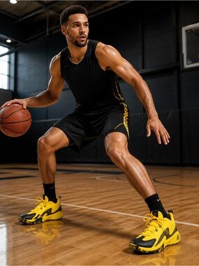 Under Armour Charged Curry Men’s Size 11 Yellow/ Black Sneakers Athletic Shoes